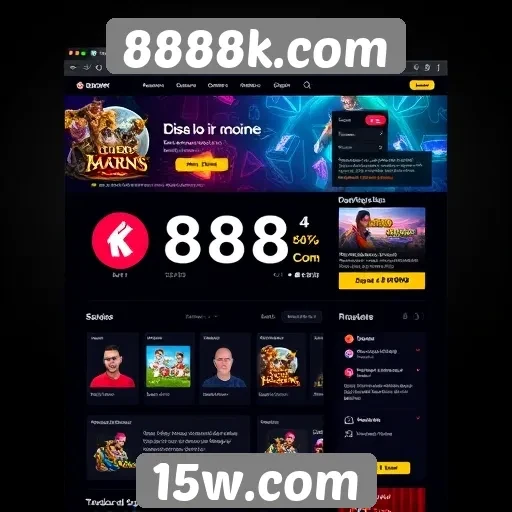 Estudo sobre a interface do usuário no 8888k.com